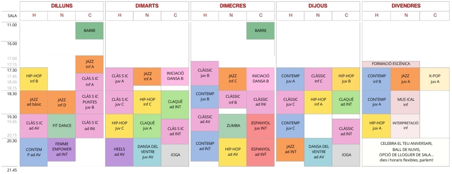 Calendari 2025-26